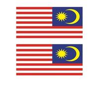 Autocollant de tatouage de drapeaux d'asie, drapeau de corée, d'inde, d'indonésie, d'arabie saoudite, de thaïlande, de singapour, du Pakistan et de malaisie (Color : Color-23, Size : A)