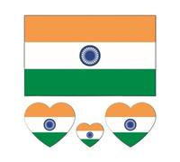 Autocollant de tatouage de drapeaux d'asie, drapeau de corée, d'inde, d'indonésie, d'arabie saoudite, de thaïlande, de singapour, du Pakistan et de malaisie (Color : Style-21, Size : A)