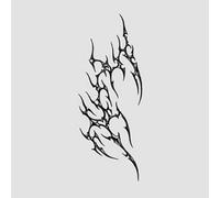 Autocollant De Tatouage De Jus De Longue Durée Imperméable Semi-Permanent À Base De Plantes Cyber Invasion Personnalisé