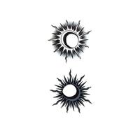 Autocollant de tatouage étanche Dragon foncé Tatoo Tribal Totem bras poignet faux tatouage for Art corporel femmes hommes(002)