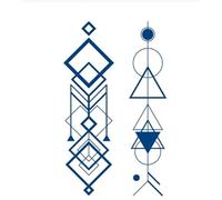 Autocollant de tatouage étanche, faux tatouage d'aile de cupidon de Dragon chinois, Art corporel(003)