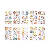 Autocollant de tatouage imperméable à motif kayong d'été for enfants, vacances à la mer, festival de carnaval(10 pcs k)