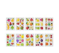 Autocollant de tatouage imperméable à motif kayong d'été for enfants, vacances à la mer, festival de carnaval(10 pcs h)