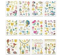 Autocollant De Tatouage Personnalisé De Mode Sirène