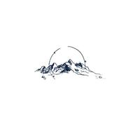 Autocollant De Tatouage Temporaire Montagne Et Mer Motif De Tatouage Encre Végétale De Jus Imperméable Semi-Permanent Et D'Une Durée De 2 Semaines Pour Femmes Et Hommes