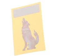 Autocollant de Tête de Manche Guitare Loup Pvc Décoratif