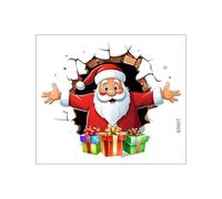 Autocollant de toilette décalcomanie humour décoration de couvercle de salle de bain destruction murale conception de père accent d'impression expression créative élément fusion matériau l