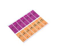 Autocollant de Touches de Piano, Amovible 88 Touches Autocollant de Touches de Piano Note de Clavier électronique étiquettes Blanches D'autocollants de Touches pour les Débutants