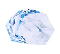 Autocollant de tuile hexagonale | Autocollant de sol à dos adhésif en PVC de simulation 3D | Protection contre l'eau antidérapante pour cuisine/salle de bain/escaliers | 10 -