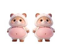 Autocollant de Ventre | 3D Silicone Mignon Jouets Mignon - Autocollants Animaux de Dessin Animé | Pour Écritures, Voiture, Manuels, Trousse, Comprimés, Tasses à Eau, Petite classe, Maternelle, École
