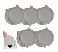 Autocollant de vidange - 10 pièces Attrape-Cheveux Collant | Couvercles de canalisation de Douche pour de Salle de Bain | Couvercle de Drain adhésif pour Sol, hôtel, Restaurant, sous-Sol, ca