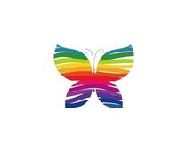 Autocollant de visage arc-en-ciel, tatouage temporaire imperméable, coloré, papillon, amour, soleil, bras d'art corporel, faux tatouages pour femmes et hommes