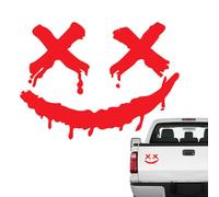 Autocollant de visage Smile pour la voiture, autocollant de voiture drôle, Autocollants de pare-chocs décoratifs, Décalcomanies automobiles décoratives pour motos, décor d'ordinateur portable adhésifs