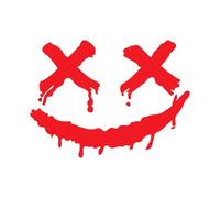 Autocollant de visage Smile pour la voiture, autocollant de voiture drôle,Smile Face Motorcycle Decals | Décalcomanies automobiles décoratives pour motos, décor d'ordinateur portable adhésifs