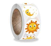 Autocollant De Visage Smiley Pour Enfants, Étiquette De Récompense À Points Jaunes, Autocollant De Visage De Sourire Heureux, Jouets Pour Enfants De 50 À 500 Pièces