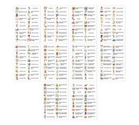 Autocollant De Vocabulaire Anglais Interactif Étiquettes De Mots Adhésives Éducatives Aide À L'enseignement De La Langue Pour L'apprentissage Précoce Des Autocollant De Mot Multifonctionnel