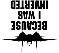 Autocollant De Voiture 15,5 Cm * 14,7 Cm Graphique Intéressant Parce Que J'étais Inversé Le Gun-gun Inspiré En Vinyle Autocollant