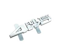 Autocollant de Voiture 3D 4WD, Logo à Temps Plein, emblème de Camion, Badge Automobile, Accessoires de décalcomanie(Grill Chrome)