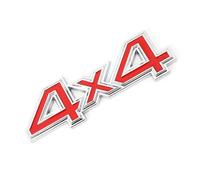 Autocollant de voiture 4x4, logo, garniture, capot avant, calandre, emblème, badge, coffre arrière, décalcomanies 3D(4X4 Sticker2)