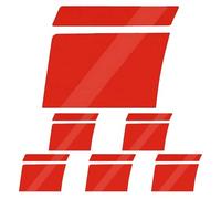 Autocollant de voiture | 6 pièces autocollants réfléchissants imperméables pour jantes | Autocollant de jante ou autocollant pour voiture | pour camionnette de voiture de tourisme pick-up moto et