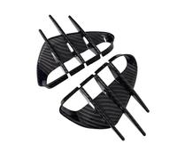 Autocollant de voiture adapté pour Stinger 2018 - 2023, couverture de Canard pour pare-choc, becquet de ventilation latérale Frpmt Voiture Aileron Latéraux Garniture(Front Carbon Look)