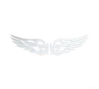 Autocollant de voiture Ailes d'ange pour noir or argent vinyle ange (argent