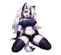 Autocollant de voiture Anime Girl Sexy, Adhésif Anti-Rayures Foxs Girl Anime Accessoires De Voiture Autocollant, Autocollants en vinyle imperméables pour ordinateur portable Skateboard Bumper Window T