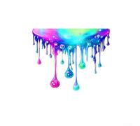 Autocollant de voiture avec peinture arc-en-ciel pour graffiti pour côté moteur et réservoir de carburant Décoration en vinyle (2)