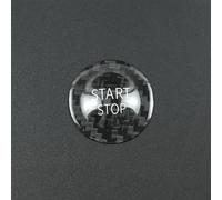 Autocollant de voiture Compatible Avec Megane 2010 2011 2012 2013 2014 2015 2016 2017 2018. Autocollant En Fiber De Carbone Pour Couvercle De Bouton D'arrêt De Démarrage De Moteur De Voiture(Color 2)