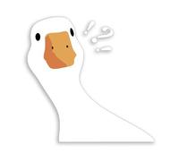 Autocollant de voiture de canard - animal unique, Emblème mural décoratif | Conception adhésive à long terme, autocollant amovible pour ordinateur portable, idée cadeau personnalisée