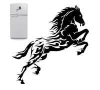 Autocollant de voiture en forme de cheval qui coure | Autocollants réfléchissants pour vélo - Course de chevaux, saut, course, art décor cool pour voiture, pare-chocs, camion, van, fenêtre, décoration