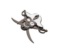 Autocollant de voiture en métal sur le thème des pirates, décoration automobile, convient pour le style extérieur de véhicule de moto, autocollant de voiture en alliage de zinc