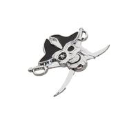 Autocollant de voiture en métal sur le thème des pirates, décoration automobile, convient pour le style extérieur de véhicule de moto, autocollant de voiture en alliage de zinc