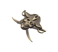 Autocollant de voiture en métal sur le thème des pirates, décoration automobile, convient pour le style extérieur de véhicule de moto, autocollant de voiture en alliage de zinc