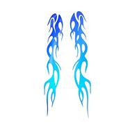 Autocollant de Voiture,iSpchen 2pcs Autocollants Flammes Autocollants Personnalisés Voiture Autocollant Casque Moto Deco Autocollant Flamme Voiture Sticker Autocollants Réfléchissants Stickers