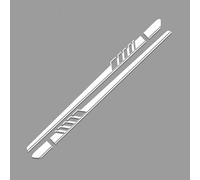 Autocollant de Voiture pour BMW E46 E39 E90 E91 E60 E36 E87 E92 E30 E34 E61 E62 E93 E28 E53 E70,Lot de Autocollants Latéraux Voiture Autocollants Résistants pour Carrosserie,B-White