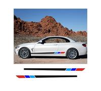 Autocollant de Voiture pour BMW E46 E60 E90 F30 F10 E39 E36 E46 F20 X5 E70 E53 G30 E87,Lot de Autocollants Latéraux Voiture Autocollants Résistants pour Carrosserie