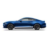 Autocollant de Voiture pour Ford Mustang 2015-2025 GT V8,Lot de Autocollants Latéraux Voiture Autocollants Résistants pour Carrosserie,B-White