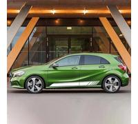 Autocollant de Voiture pour Mercedes Benz A Class W176 W177 V177 X117 A45 A35 S,Lot de Autocollants Latéraux Voiture Autocollants Résistants pour Carrosserie,B-White