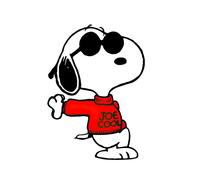 Autocollant de voiture Snoopy Woodstock Peanuts Comics Autocollant mignon pour tablettes Ordinateurs portables Skateboard 2 pcs