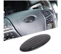 Autocollant de volant compatible avec les modèles Ford | Emblème en aluminium inoxydable (design drapeau étoilé) | Montage facile - Convient pour Ford Focus, Fiesta, Kuga, Edge