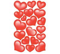 Autocollant décoratif 4400, Avery Zweckform Matériau : papier Herzen rot