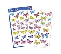 Autocollant décoratif 4400, Avery Zweckform Matériau : papier motif papillons