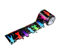 Autocollant décoratif coloré pour tableau d'affichage - Bordures décoratives pour salle de classe, tableau noir, décoration de fête d'anniversaire