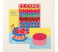 Autocollant Décoratif De Gâteau D'anniversaire Coréen Ours Mignon, Étiquette Kawaii Avec Lettres Anglaises, Tente À Main, Carte D'anniversaire, Cadeau, Dessin Animé, Diy Bricolage