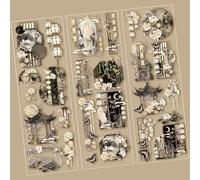 Autocollant décoratif de Scrapbooking, autocollant de planificateur de décoration pour Album Journal, artisanat d ' art, fabrication de cartes, autocollants décoratifs pour Scrapbooking