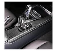 Autocollant décoratif d'intérieur en fibre de carbone véritable pour repose-main compatible avec BMW F30 F33 F34 F36 Série 3 (style B)