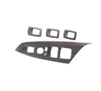Autocollant Décoratif En ABS Aspect Fibre De Carbone Pour Encadrement Des Boutons Lève-vitres Compatible X3 X4 F25 F26 2011-2017 Garniture Panneau Changement Vitesse(Style B Oak Grain)