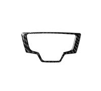 Autocollant décoratif en fibre de carbone compatible avec Audi A6 C7 4G 2012-2018 Noir (Panneau de commande multimédia 08)