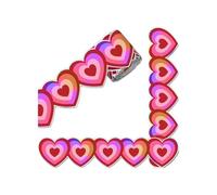 Autocollant décoratif en forme de cœur pour tableau noir - Pour l'école, la salle de classe, la maison, la Saint-Valentin